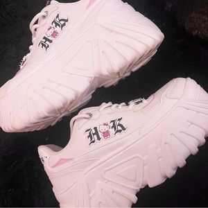 Hello kitty platform sneakers